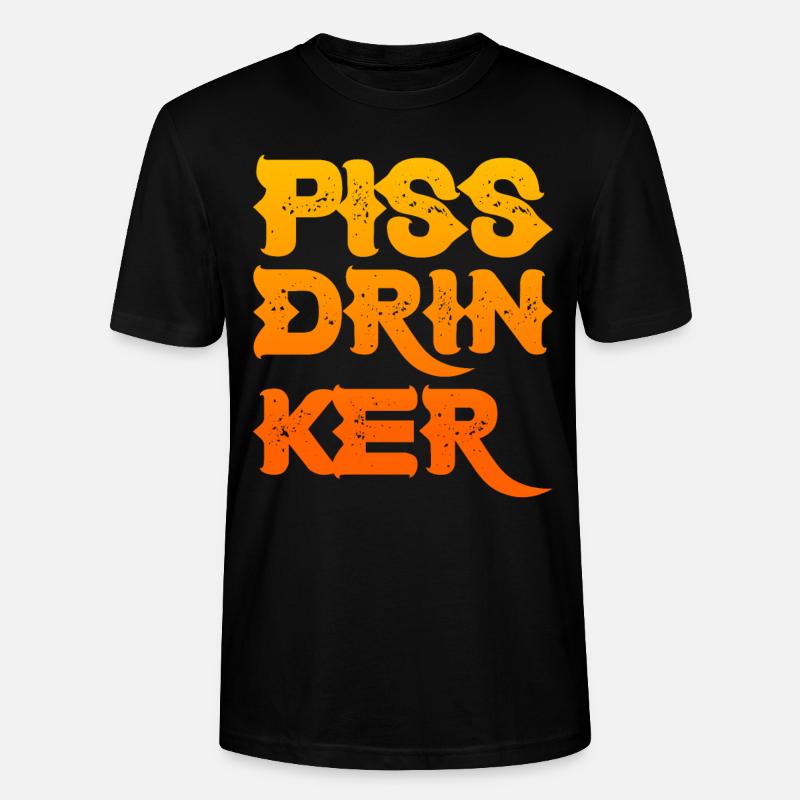 Piss Drinker 27 - Stanley/Stella Unisex Bio-T-Shirt CRAFTER - Schwarz