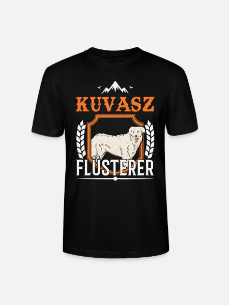 Kuvasz Flüsterer - Stanley/Stella Unisex Bio-T-Shirt CRAFTER - Schwarz