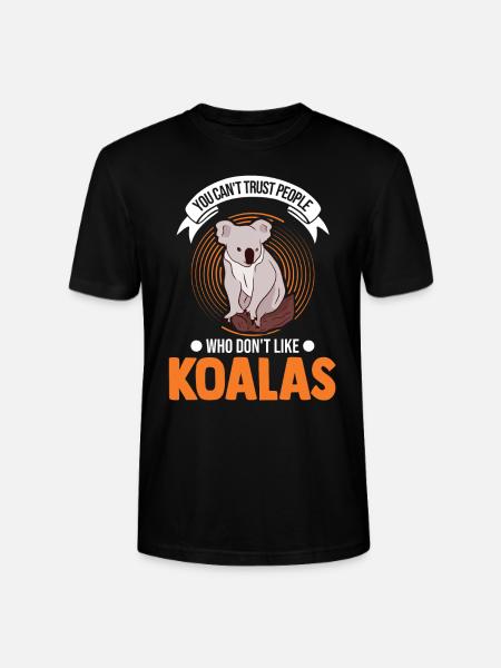 Koala Cadeau Koala Ours - T-shirt bio CRAFTER Stanley Stella Unisexe - noir