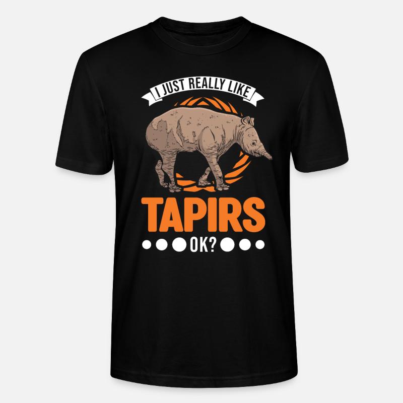J’aime beaucoup Tapirs - T-shirt bio CRAFTER Stanley Stella Unisexe - noir