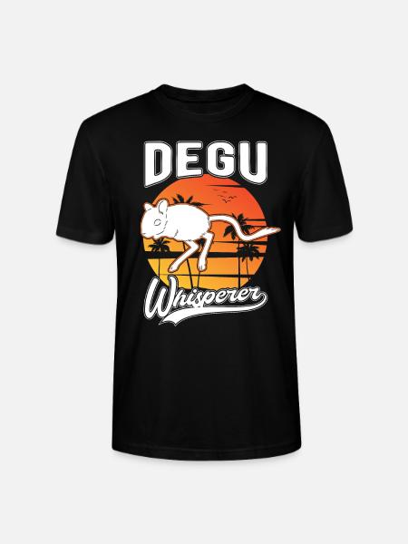 Degu Flüsterer Degu Whisperer - Stanley/Stella Unisex Bio-T-Shirt CRAFTER - Schwarz