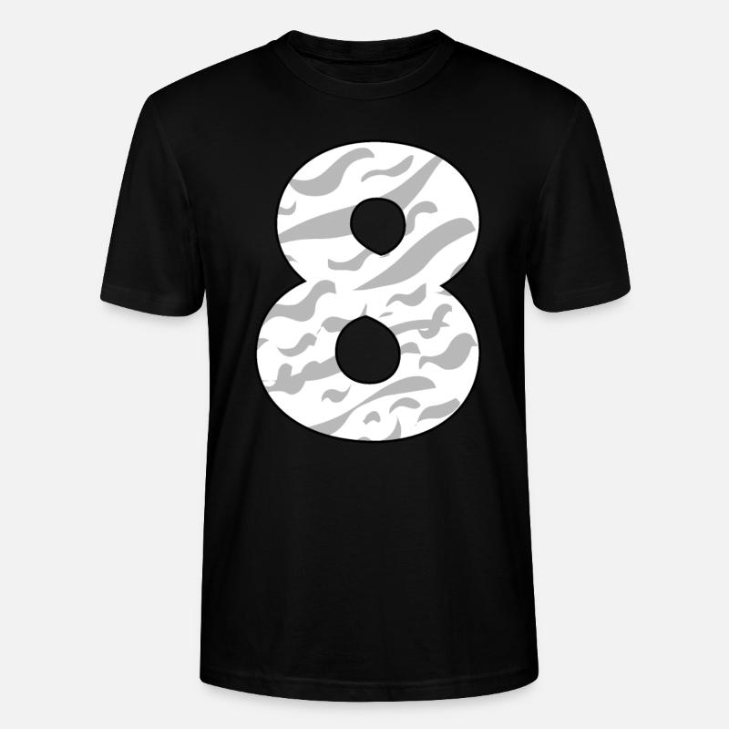 8 - Stanley/Stella Unisex Bio-T-Shirt CRAFTER - Schwarz