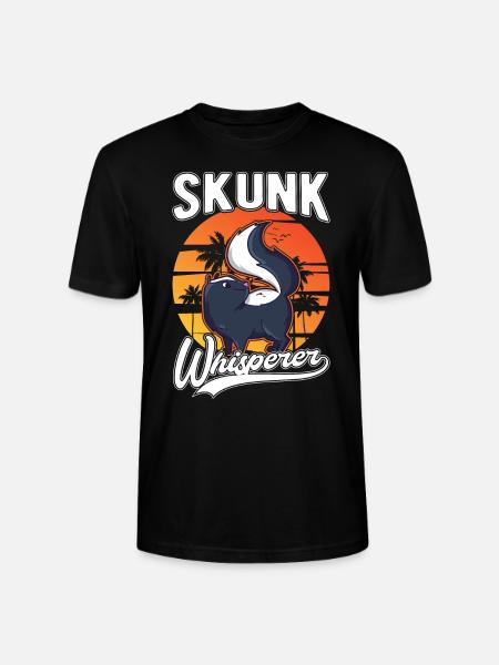 Skunk Whisperer Stinktier - T-shirt bio CRAFTER Stanley Stella Unisexe - noir
