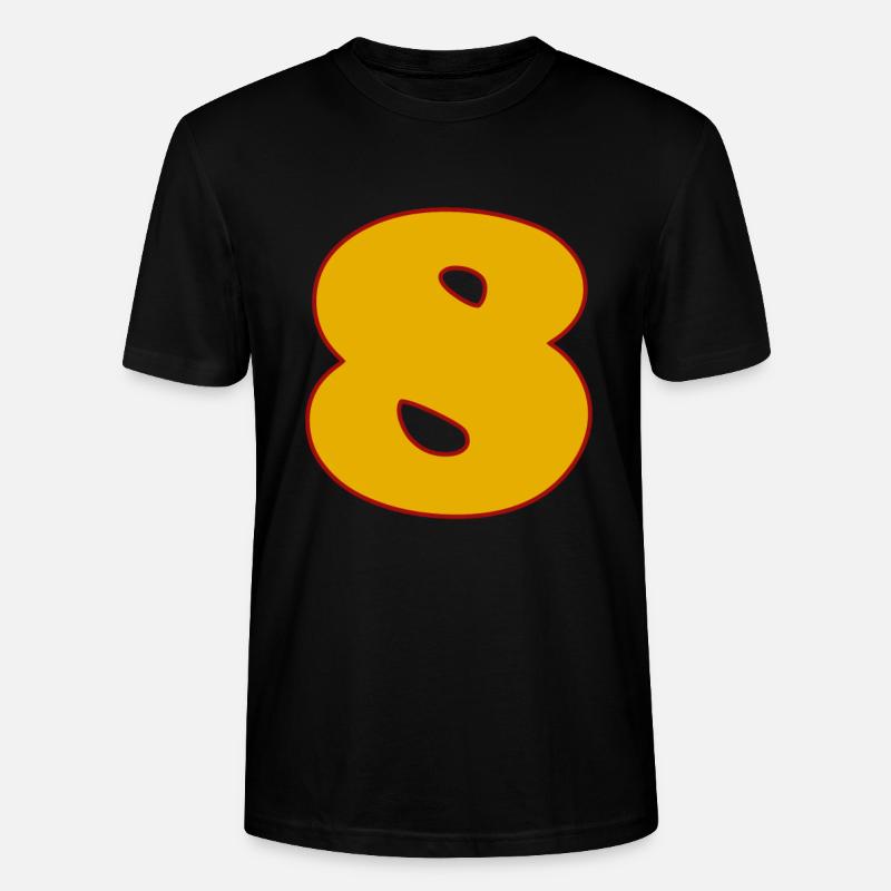 8 - Stanley/Stella Unisex Bio-T-Shirt CRAFTER - Schwarz