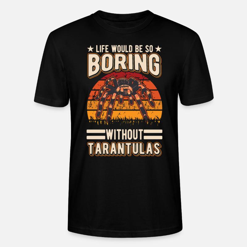 Tarentule Araignée Tarentule - T-shirt bio CRAFTER Stanley Stella Unisexe - noir