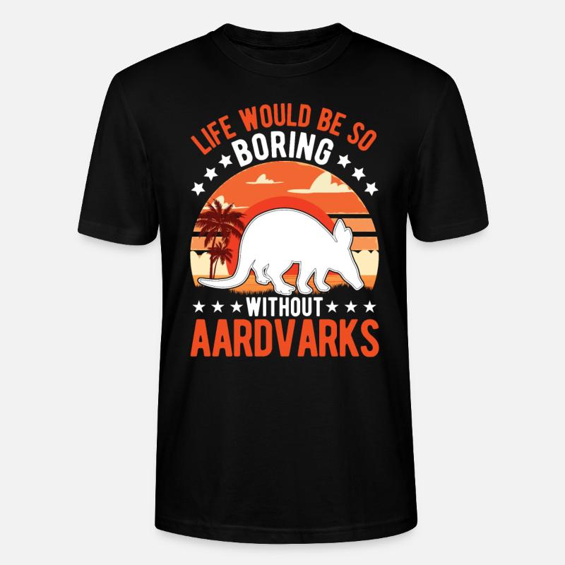 Aardvark Cadeau Aardvark - T-shirt bio CRAFTER Stanley Stella Unisexe - noir