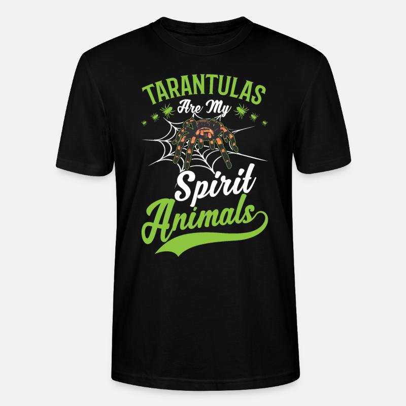Tarentule Araignée Animale Tarentule - T-shirt bio CRAFTER Stanley Stella Unisexe - noir