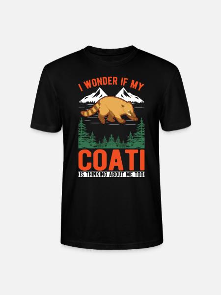 Coati Cadeau Coati Proboscis - T-shirt bio CRAFTER Stanley Stella Unisexe - noir