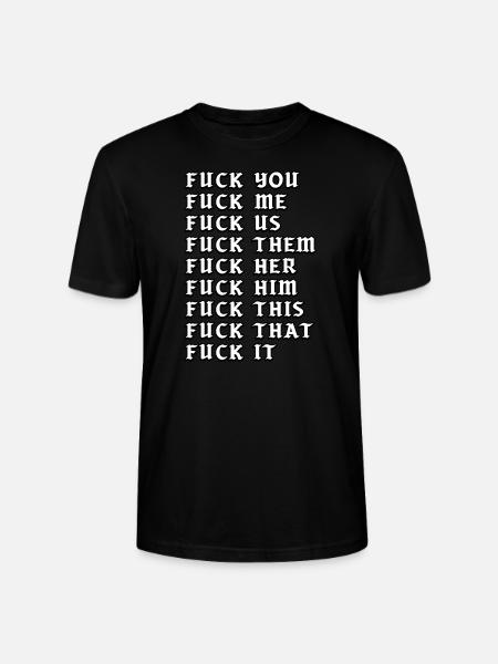 Awesome As F*ck - Stanley/Stella CRAFTER Unisex Organic T-Shirt - black