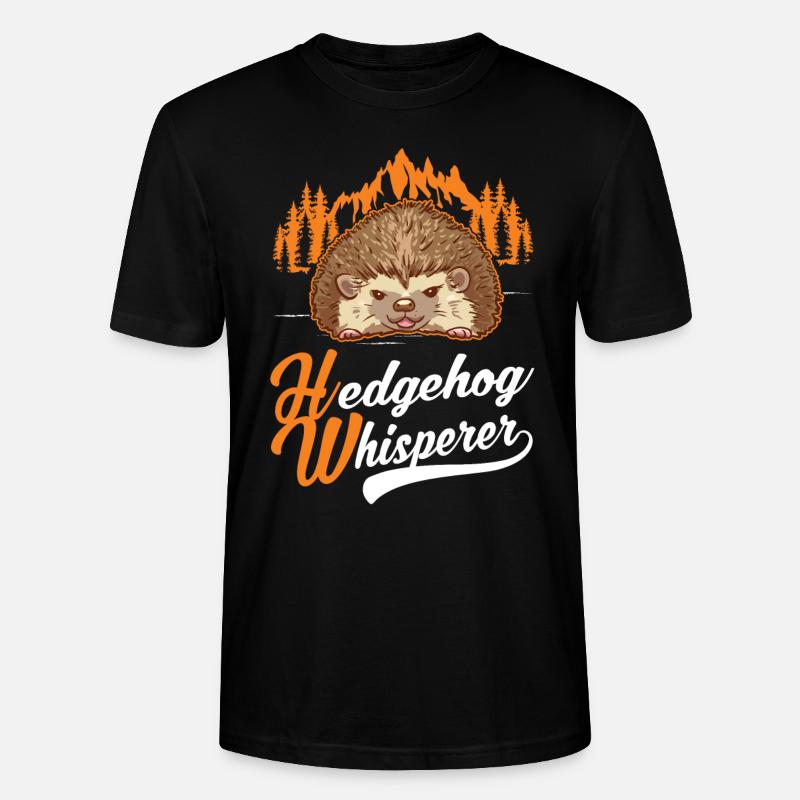 Igel Flüsterer Hérisson Whisperer - T-shirt bio CRAFTER Stanley Stella Unisexe - noir