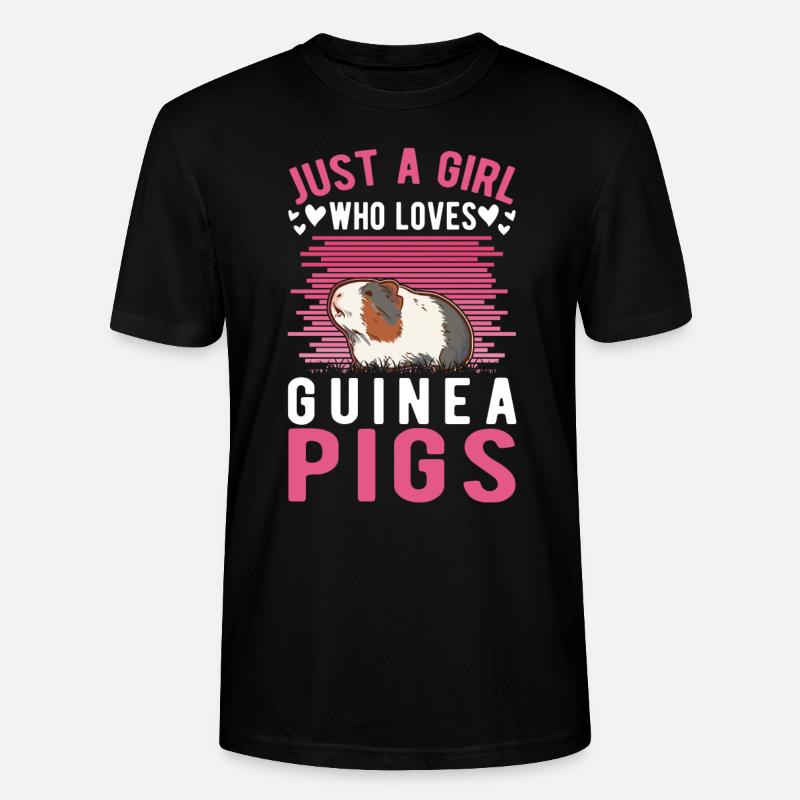 Fille cochon d’Inde - T-shirt bio CRAFTER Stanley Stella Unisexe - noir
