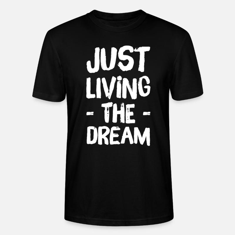 Einfach den Traum leben - Stanley/Stella Unisex Bio-T-Shirt CRAFTER - Schwarz