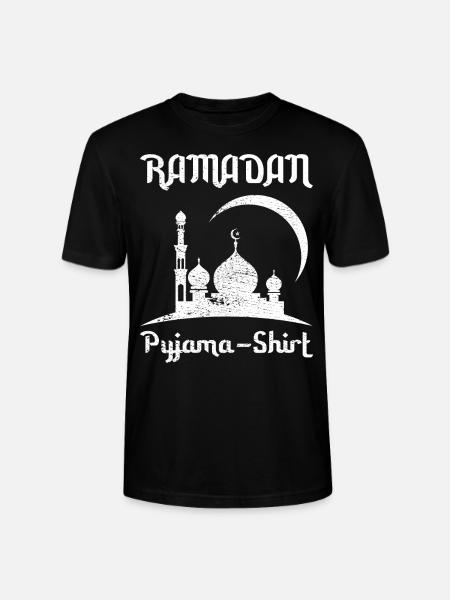 Ramadan Pyjamas Sleep Muslim Gift - Stanley/Stella CRAFTER Unisex Organic T-Shirt - black
