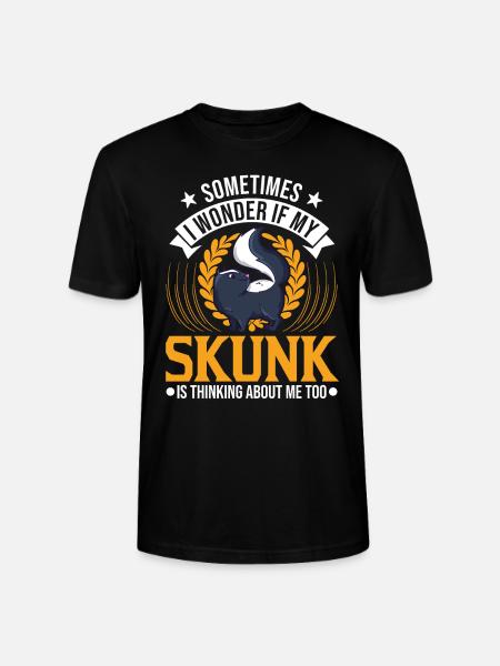 Cadeau Skunk - T-shirt bio CRAFTER Stanley Stella Unisexe - noir