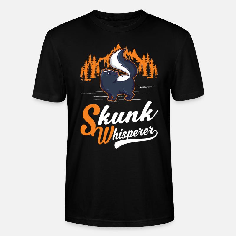 Stinktier Flüsterer - Stanley/Stella Unisex Bio-T-Shirt CRAFTER - Schwarz