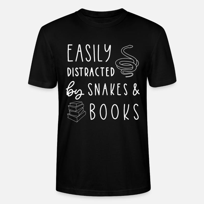 Schlange, Schlangenjunge, Schlange - Stanley/Stella Unisex Bio-T-Shirt CRAFTER - Schwarz