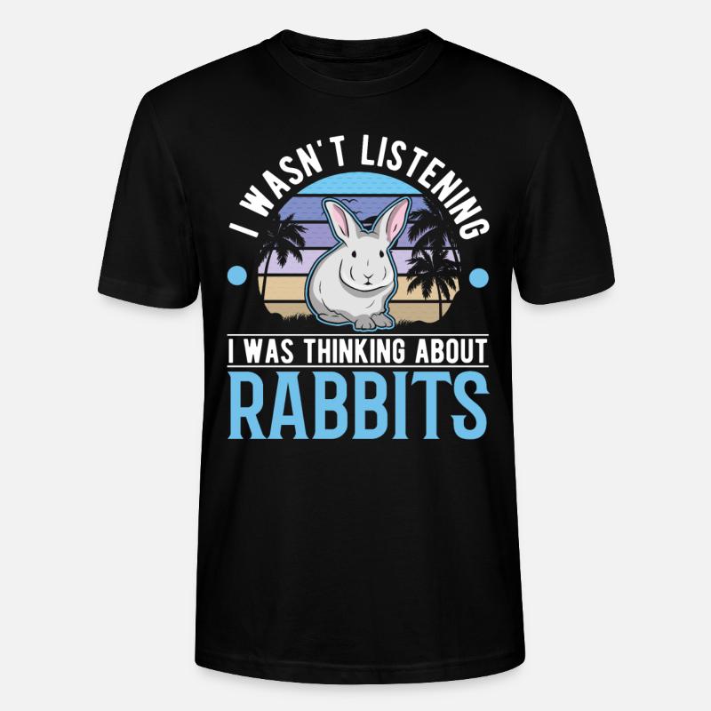 Lapin lapin lapin lapin - T-shirt bio CRAFTER Stanley Stella Unisexe - noir