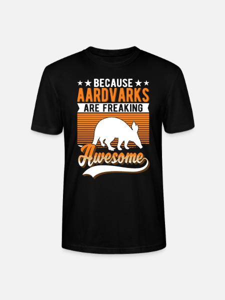 Erdferkel Geschenk Aardvark - Stanley/Stella Unisex Bio-T-Shirt CRAFTER - Schwarz