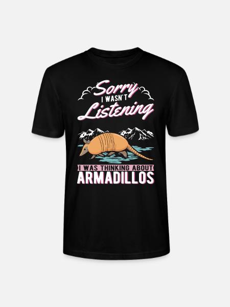 Armadillo Gift Armadillo - Stanley/Stella CRAFTER Unisex Organic T-Shirt - black