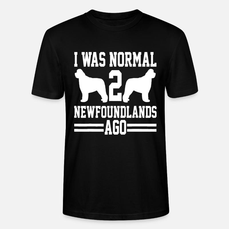 Neufundländer Hund - Stanley/Stella Unisex Bio-T-Shirt CRAFTER - Schwarz
