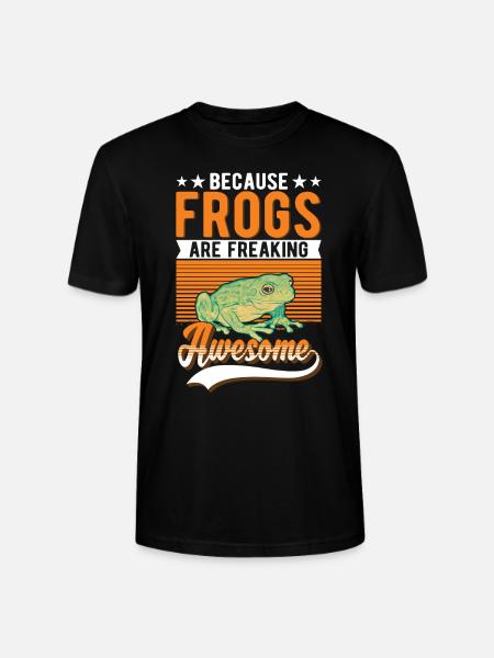 Frog Gift Tree Frog - Stanley/Stella CRAFTER Unisex Organic T-Shirt - black