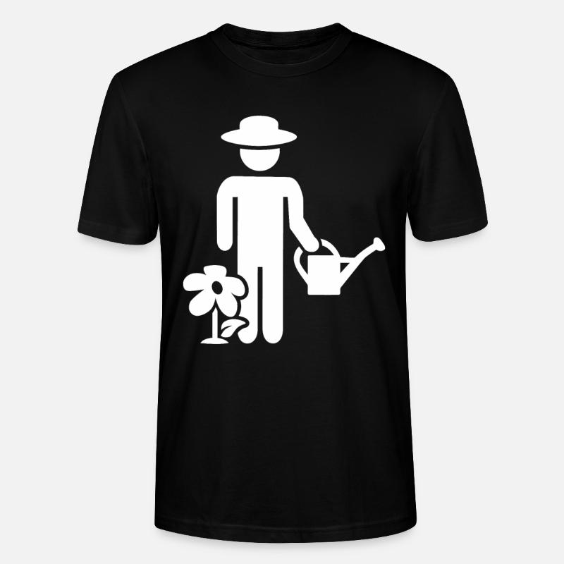 Gärtner-Gießkanne - Stanley/Stella Unisex Bio-T-Shirt CRAFTER - Schwarz