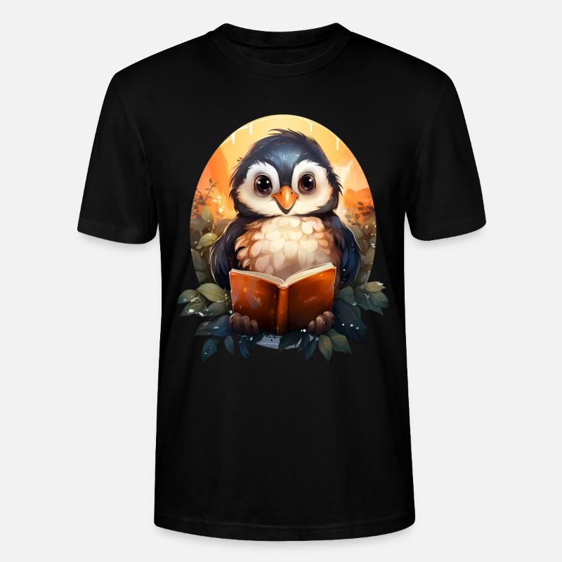 Pinguin - Stanley/Stella Unisex Bio-T-Shirt CRAFTER - Schwarz