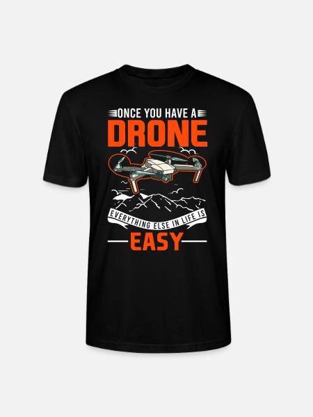 Drone Drone Pilot Quadcopter - T-shirt bio CRAFTER Stanley Stella Unisexe - noir