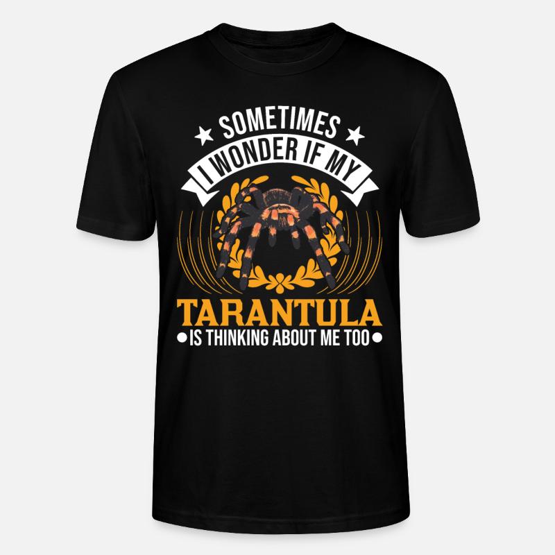Tarantula Spider Tarantula - Stanley/Stella CRAFTER Unisex Organic T-Shirt - black