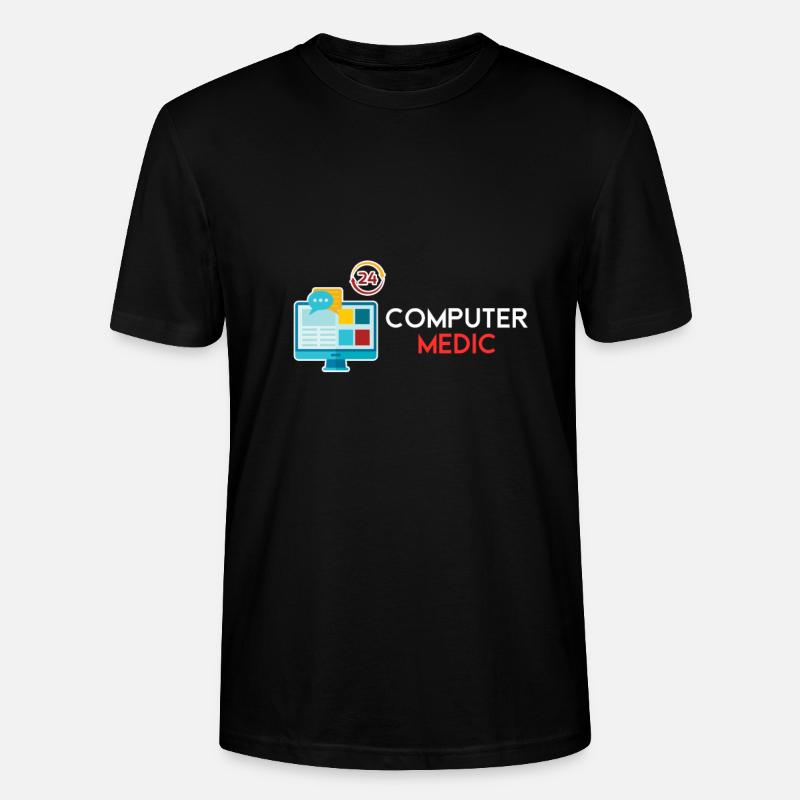 Computer Physician IT Helpdesk - Stanley/Stella CRAFTER Unisex Organic T-Shirt - black