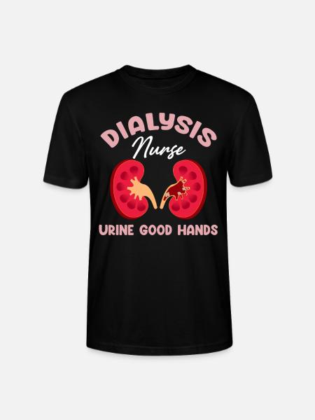 Dialysis Nurse Urine Good Hands Technician - Stanley/Stella CRAFTER Unisex Organic T-Shirt - black
