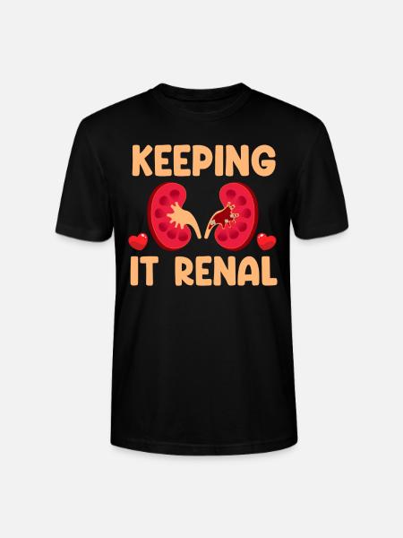 Keep It Kidneys Funny - Stanley/Stella CRAFTER Unisex Organic T-Shirt - black