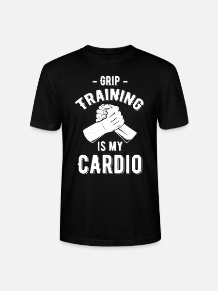 training is my - Stanley/Stella CRAFTER Unisex Organic T-Shirt - black