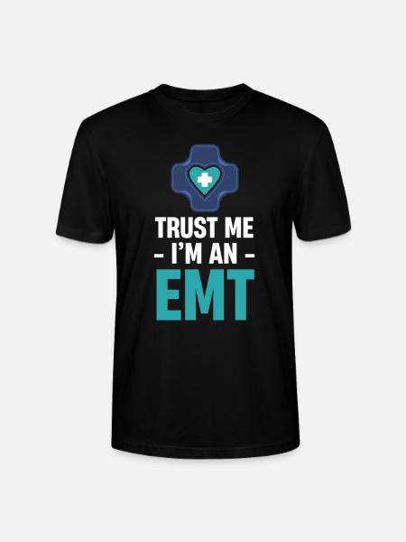 Trust me, I'm an outpatient - Stanley/Stella CRAFTER Unisex Organic T-Shirt - black