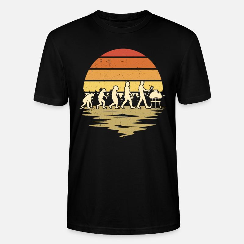 Grill Evolution Bratwurst Grillen - T-shirt bio CRAFTER Stanley Stella Unisexe - noir