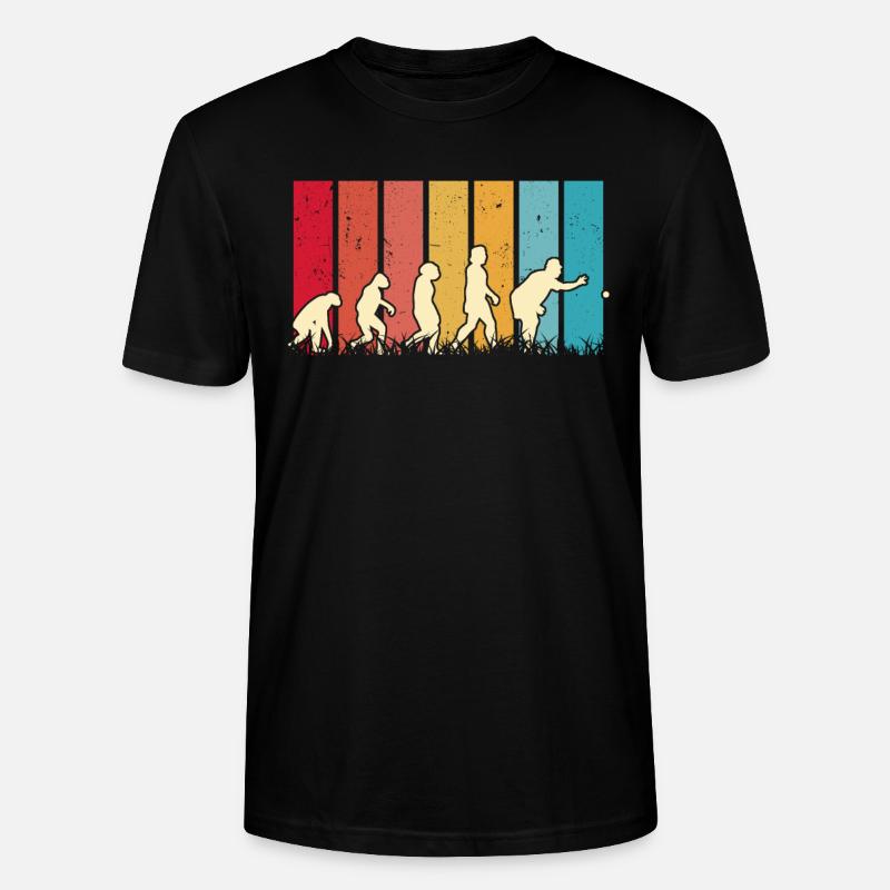 Boccia Evolution Boule Pétanque - T-shirt bio CRAFTER Stanley Stella Unisexe - noir