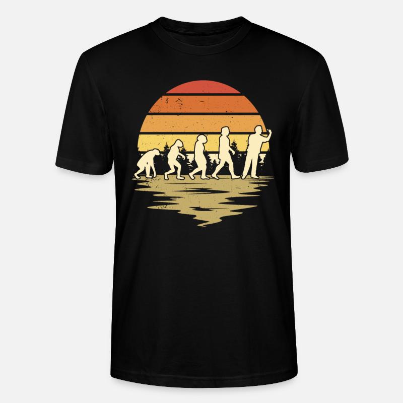 Dart Evolution Darter Darts - Stanley/Stella CRAFTER Unisex Organic T-Shirt - black