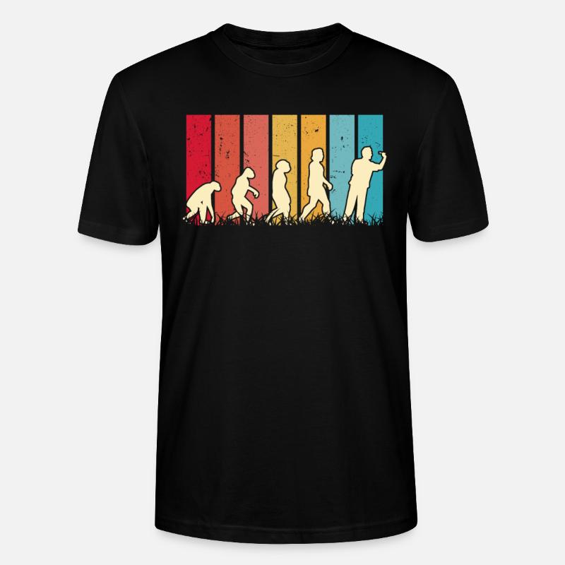 Dart Evolution Darter Darts - Stanley/Stella CRAFTER Unisex Organic T-Shirt - black