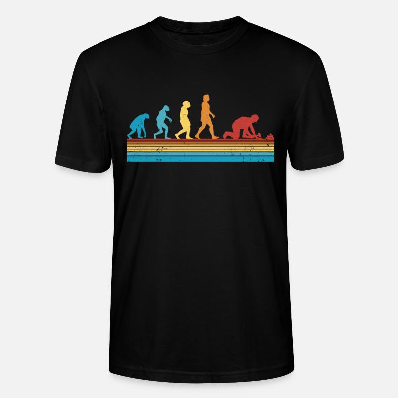 Pavé, Évolution, Sertisseur, Pavé - T-shirt bio CRAFTER Stanley Stella Unisexe - noir