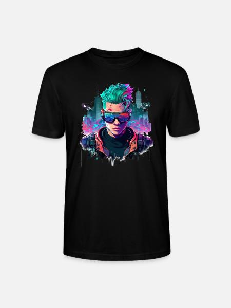 Cyber Gamer - Stanley/Stella CRAFTER Unisex Organic T-Shirt - black