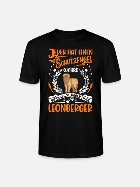 Leonberger Schutzengel - Stanley/Stella Unisex Bio-T-Shirt CRAFTER - Schwarz