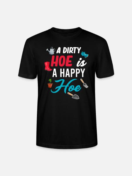 A dirty is a lucky - Stanley/Stella CRAFTER Unisex Organic T-Shirt - black