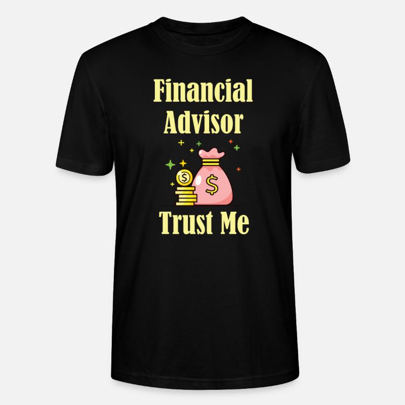 Finanzberater Trust Me Buchhalter Steuersaison - Stanley/Stella Unisex Bio-T-Shirt CRAFTER - Schwarz