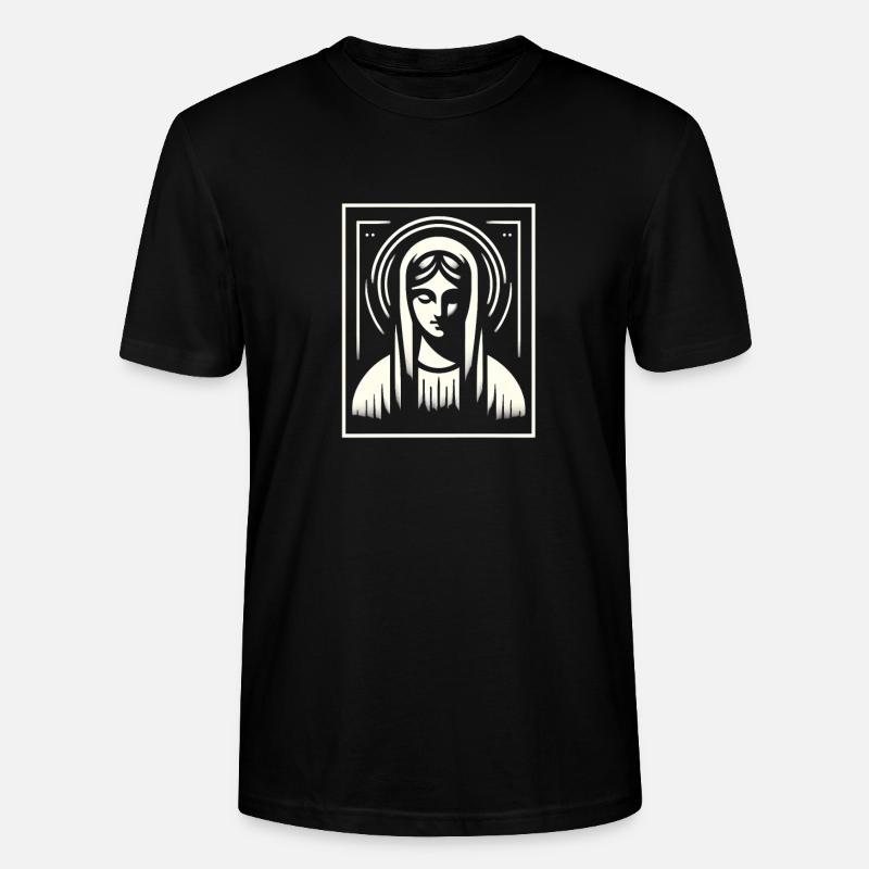 Moderne Madonna - Stanley/Stella Unisex Bio-T-Shirt CRAFTER - Schwarz