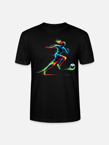 Fußball - Stanley/Stella Unisex Bio-T-Shirt CRAFTER - Schwarz