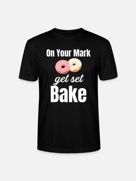 Ready, bake! Culinary bread - Stanley/Stella CRAFTER Unisex Organic T-Shirt - black