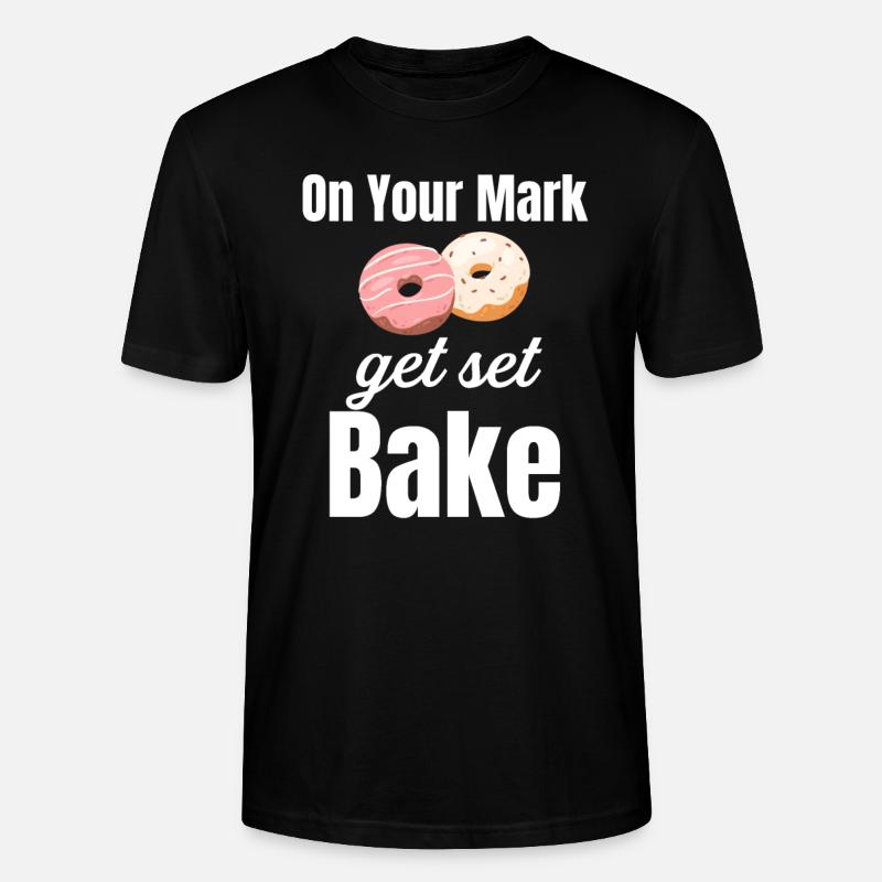 Ready, bake! Culinary bread - Stanley/Stella CRAFTER Unisex Organic T-Shirt - black
