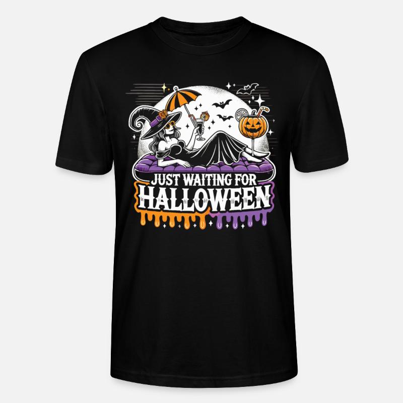 Magical time-out: Witch chills - Stanley/Stella CRAFTER Unisex Organic T-Shirt - black