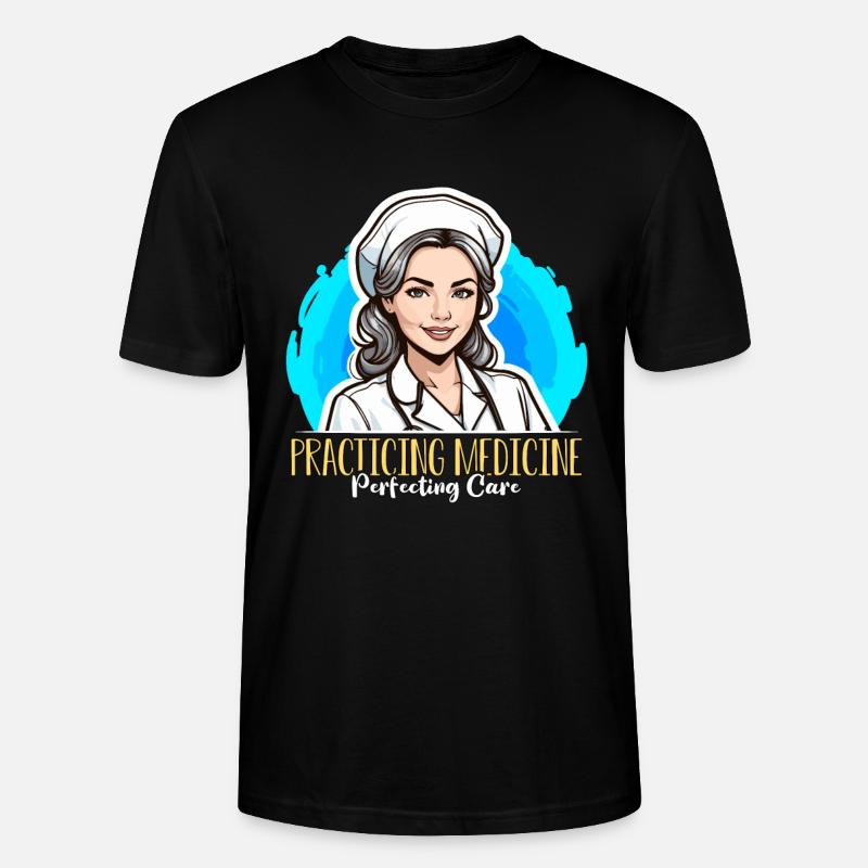 Nurse Practitioner Practicing Medicine Nursing - Stanley/Stella Unisex Bio-T-Shirt CRAFTER - Schwarz