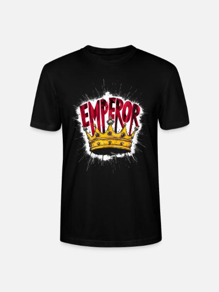 Emperor Crown - Stanley/Stella CRAFTER Unisex Organic T-Shirt - black